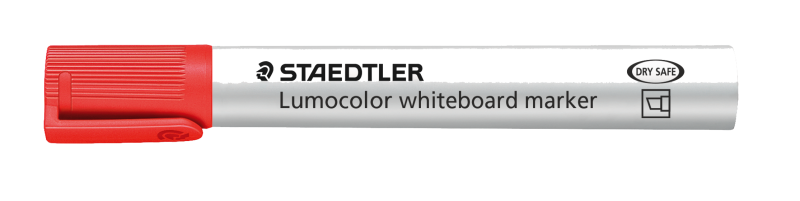 STAEDTLER Lumocolor Whiteboard-Marker 351 B-2, rot Keilspitze