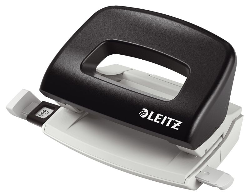 Leitz 5058 Locher NeXXt Klein - 10 Blatt, schwarz