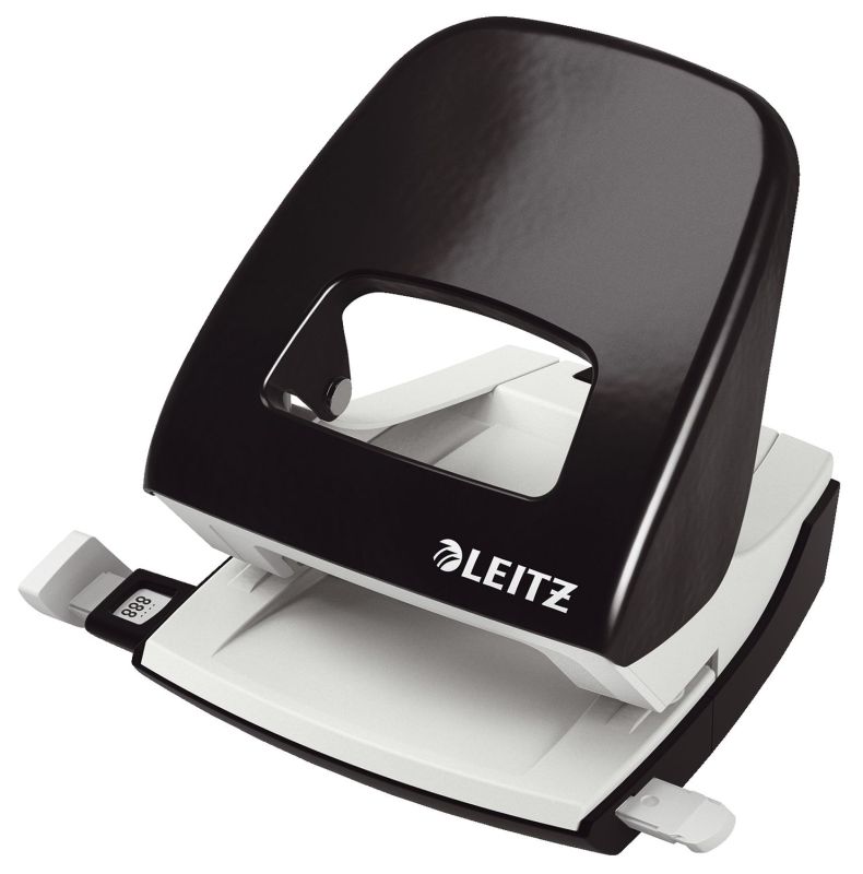 Leitz 5008 Bürolocher NeXXt - 30 Blatt, schwarz