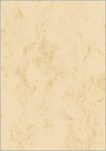 sigel Marmor-Papier, A4, 200 g, Edelkarton, beige