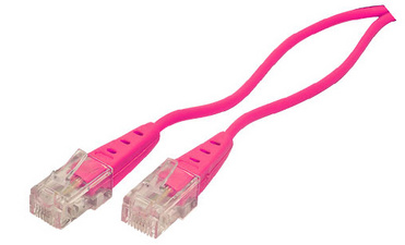 shiverpeaks BASIC-S ISDN-Anschlusskabel, magenta, 3,0 m