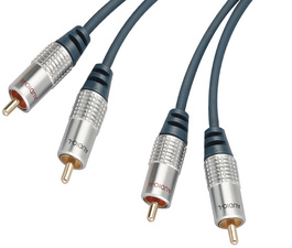 shiverpeaks PROFESSIONAL Audiokabel, 2 x Cinchstecker -