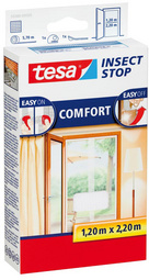 tesa Fliegengitter COMFORT für Türen, 2 x je 0,65 m x 2,50 m