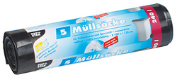 PAPSTAR Müllsäcke HDPE, 240 Liter, schwarz