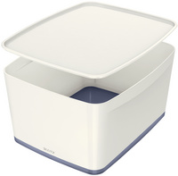 LEITZ Aufbewahrungsbox My Box, 18 Liter, weiß/grau
