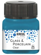 KREUL Glas- und Porzellanfarbe Clear, espressobraun, 20 ml