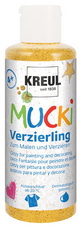 KREUL Verzierling MUCKI, Glitzersilber, 80 ml Flasche