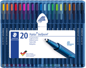 STAEDTLER Kugelschreiber triplus ball 437 XB, 20er Etui