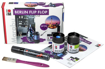 Marabu Flip-Flop Farbe BERLIN FLIP FLOP, Set Freak Out