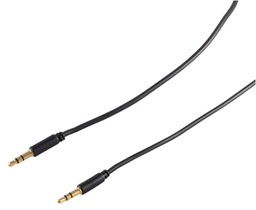 shiverpeaks BASIC-S Audiokabel Super Slim, 2 x Klinke, 0,6 m