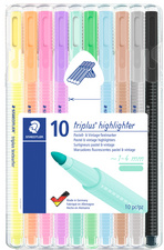 STAEDTLER Textmarker triplus highlighter, 10er Etui