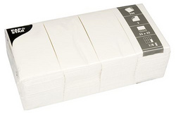 PAPSTAR Bistroservietten, 330 x 330 mm, 3-lagig, weiß