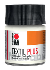 Marabu Textilfarbe Textil Plus, weiß, 50 ml
