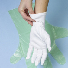 PAPSTAR Baumwoll-Handschuh, weiß, Größe: XL, 12er