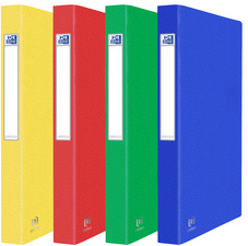 Oxford Ringbuch EUROFOLIO+, DIN A4, Karton, 2-Ring, blau