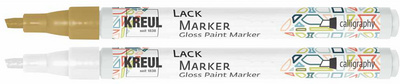 KREUL Lackmarker Gloss Paint Marker, calligraphy, silber