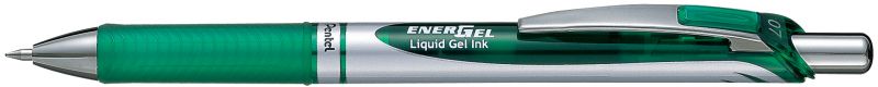 Pentel Liquid Gel-Tintenroller EnerGel BL77, Druckmechanik, nachfüllbar, 0,35mm, Grün
