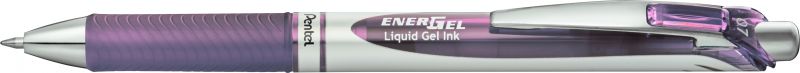 Pentel Liquid Gel-Tintenroller EnerGel BL77, Druckmechanik, nachfüllbar, 0,35mm, Lila