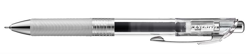 Pentel Liquid Gel-Tintenroller EnerGel Pure BLN75TL, Druckmechanik, nachfüllbar, 0,25mm, Schwarz