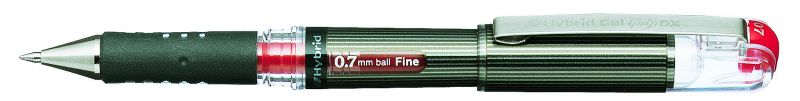 Pentel Gel-Tintenroller Hybrid Gel Grip K227, 0,35mm, Rot