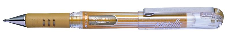 Pentel Gel-Tintenroller Hybrid Gel Grip DX K230, 0,5mm, Gold