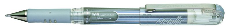 Pentel Gel-Tintenroller Hybrid Gel Grip DX K230, 0,5mm, Silber