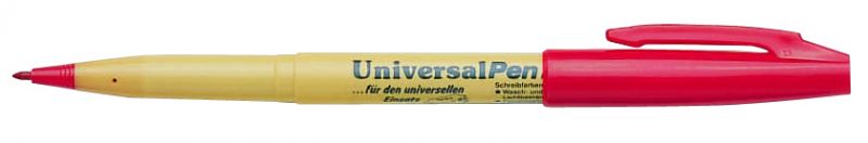 Pentel Permanent-Marker Universal Pen, 1mm Rundspitze, Rot