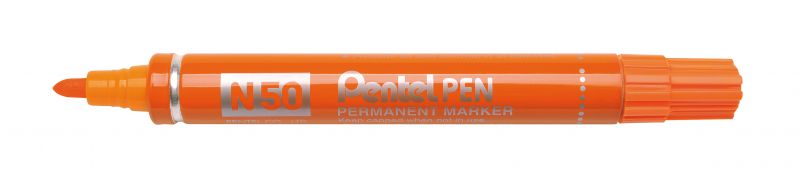 Pentel Permanent-Marker Pentel Pen N50, 2mm Rundspitze, Orange