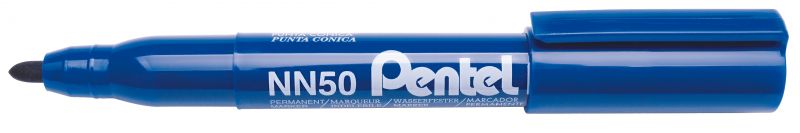 Pentel Permanent-Marker Pentel Pen NN50, 1,3mm Rundspitze, Blau