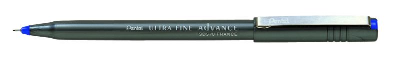 Pentel Fineliner Ultra Fine Advanced SD570, 0,4mm, Blau