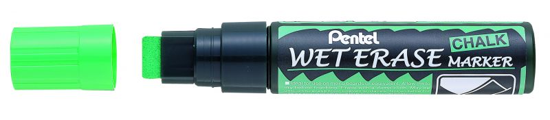 Pentel Kreidemarker Wet Erase, 3,5-10,5mm Keilspitze, Grün