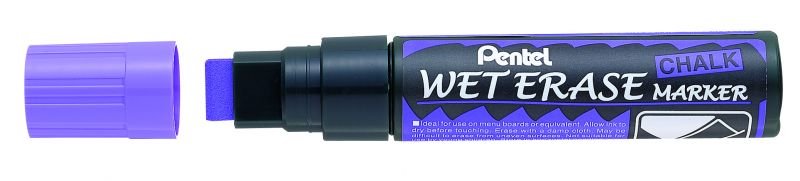 Pentel Kreidemarker Wet Erase, 3,5-10,5mm Keilspitze, Violett
