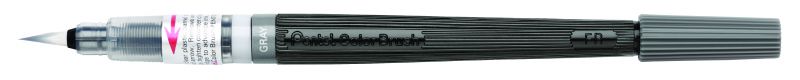 Pentel Aquarellpinsel Color Brush XGFL, nachfüllbar, Grau