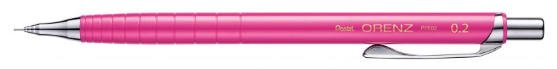 Pentel Druckbleistift Orenz XPP502 mit Anti-Minenbruch-Technik, 0,2mm HB, Gehäusefarbe: Pink