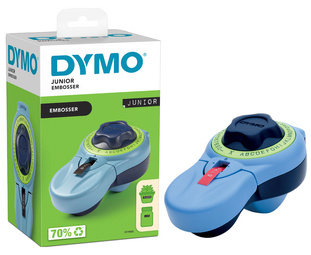 DYMO Prägeband 3D, 9 mm breit, 3 m lang, blau, glänzend