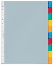 DURABLE Hüllenregister, A4, 5-teilig, 1 - 5, transparent