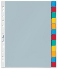 DURABLE Hüllenregister, A4, 8-teilig, 1 - 8, transparent