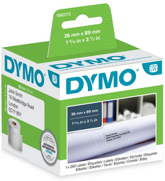 DYMO LabelWriter-Adress-Etiketten, 89 x 28 mm, farbig