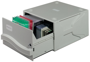 DURABLE Archivsystem MULTIMEDIA BOX I, für 27 CDs / DVDs