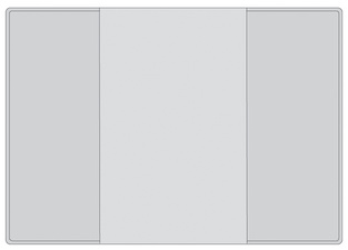 HERMA Ausweishülle, PP, 2-fach, 0,14 mm, Format: 110 x 157mm