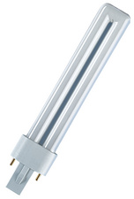 OSRAM Kompaktleuchtstofflampe DULUX S, 7 Watt, G23