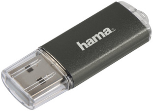 hama USB 2.0 Speicherstick FlashPen Laeta, 32 GB, braun
