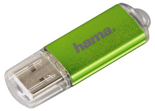 hama USB 2.0 Speicherstick FlashPen Laeta, 16 GB, grau