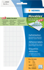 HERMA Etiketten Movables 12 x 18 mm, zur Handbeschriftung