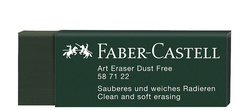 FABER-CASTELL Kunststoff-Radierer DUST-FREE, weiß