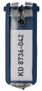 DURABLE Schlüsselanhänger KEY CLIP, blau