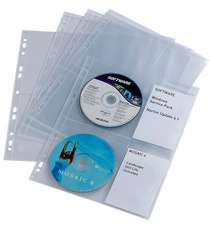 DURABLE CD-/DVD-Hülle COVER LIGHT S, für 4 CDs, PP