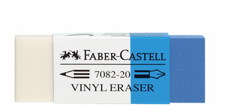 FABER-CASTELL Kunststoff-Radierer Kombi 7082-20