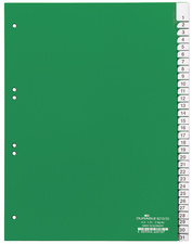 DURABLE Kunststoff-Register, PP, Stärke: 0,12 mm, 31-teilig