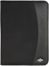 WEDO Schreibmappe Elegance, A4, Kunstleder/Nylon, schwarz